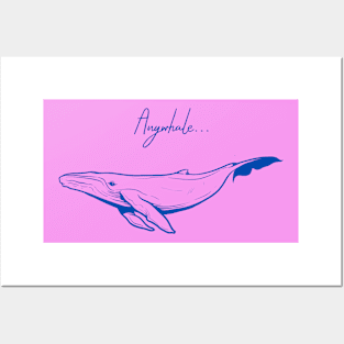 Anywhale Posters and Art